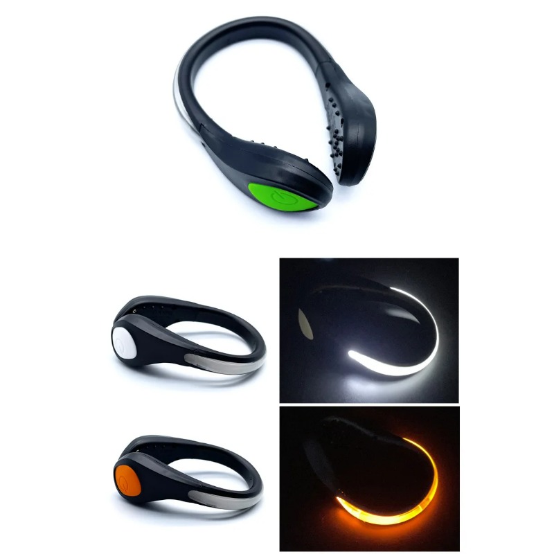 Cycling Shoe Covers - New Luminous Shoe Clip Light LED