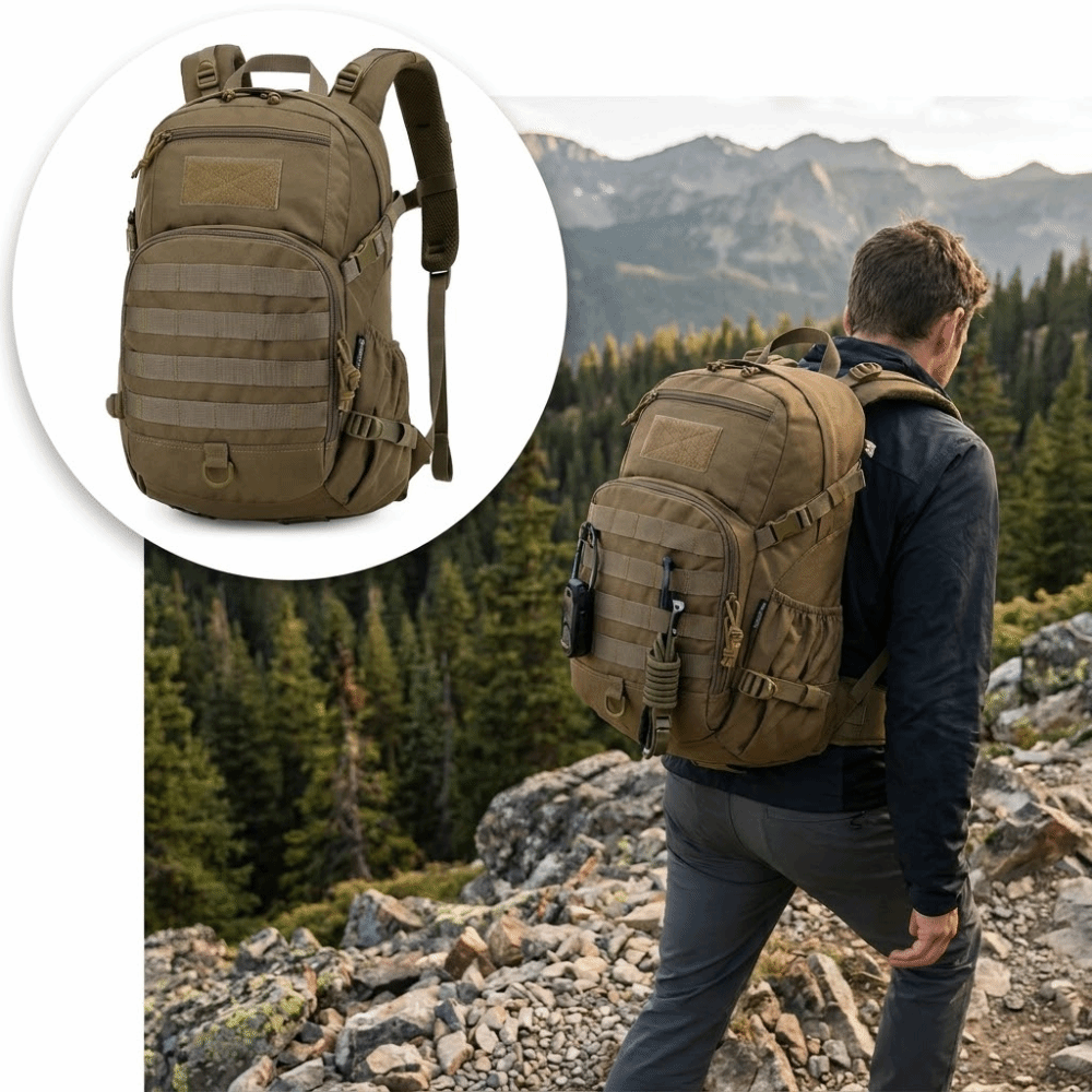 Cycling Gear Duffle - Outdoor Gear 25L Capacity Hiking Backpack