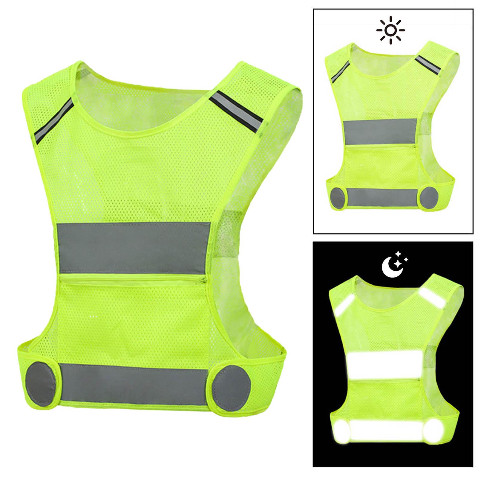 Cycling Visibility Gear - Reflective Gear Accessories Fluorescent Safety Mesh