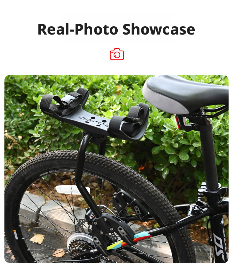 Cycling Gear Shelf - Bike Rear Shelf Bracket Quick Release