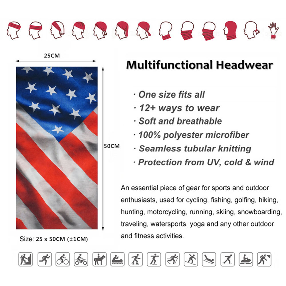 USA Flag Pattern Sun Protectiv - Cycling Gear Man review and price