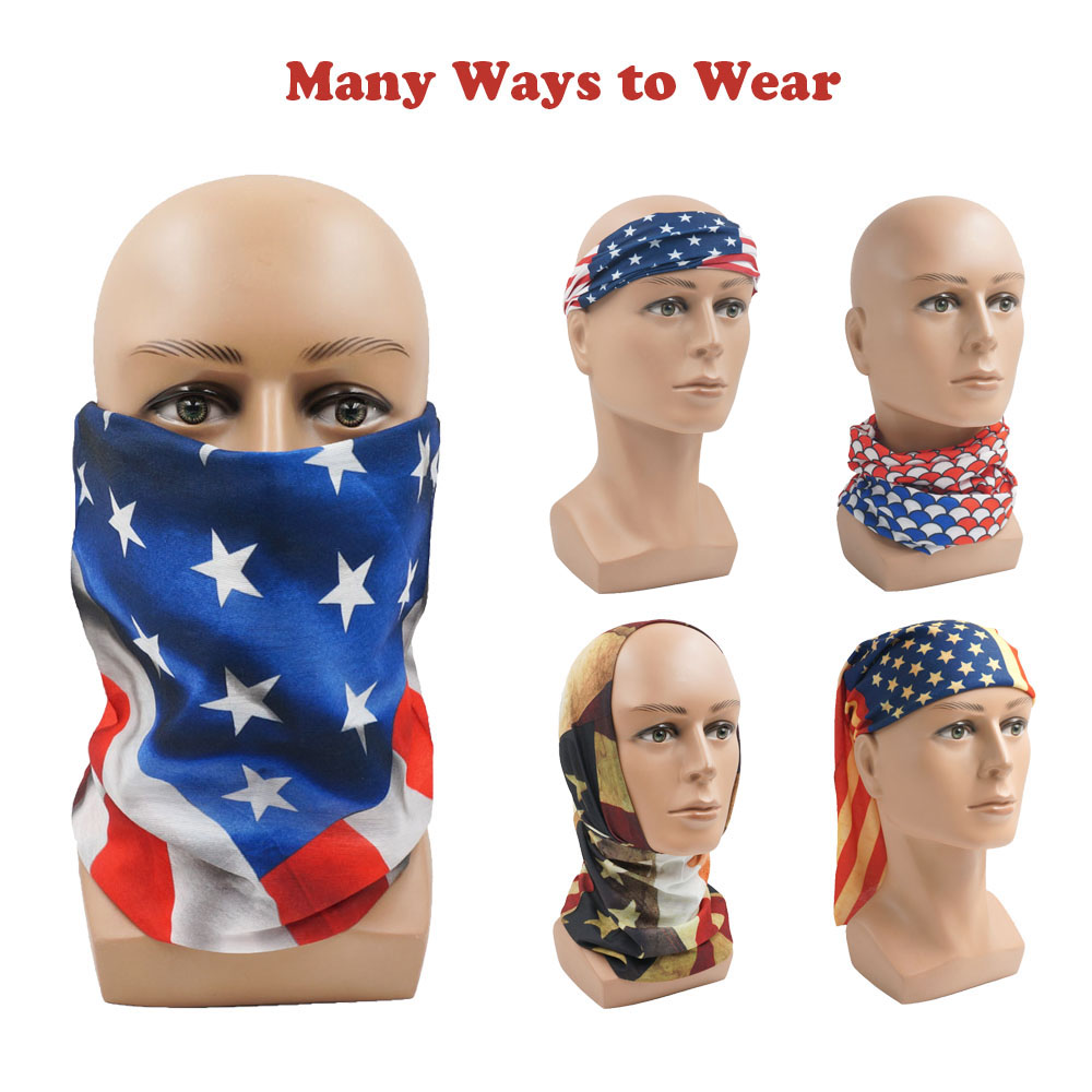 USA Flag Pattern Sun Protectiv - Cycling Gear Man review and price