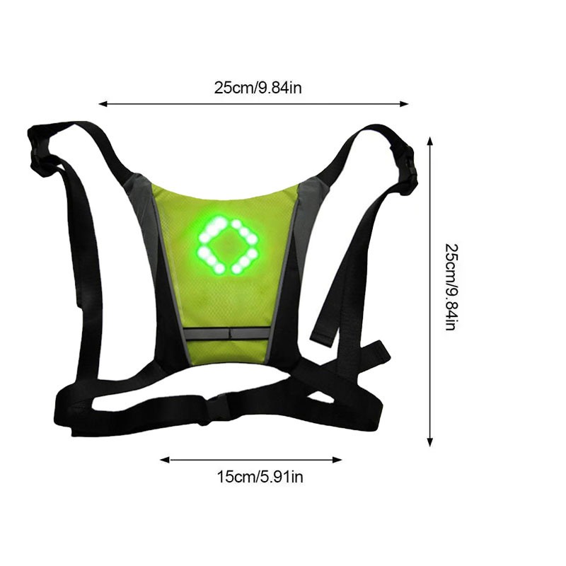 LED Remote Control Safety Vest - Cycling Visibility Gear review and price