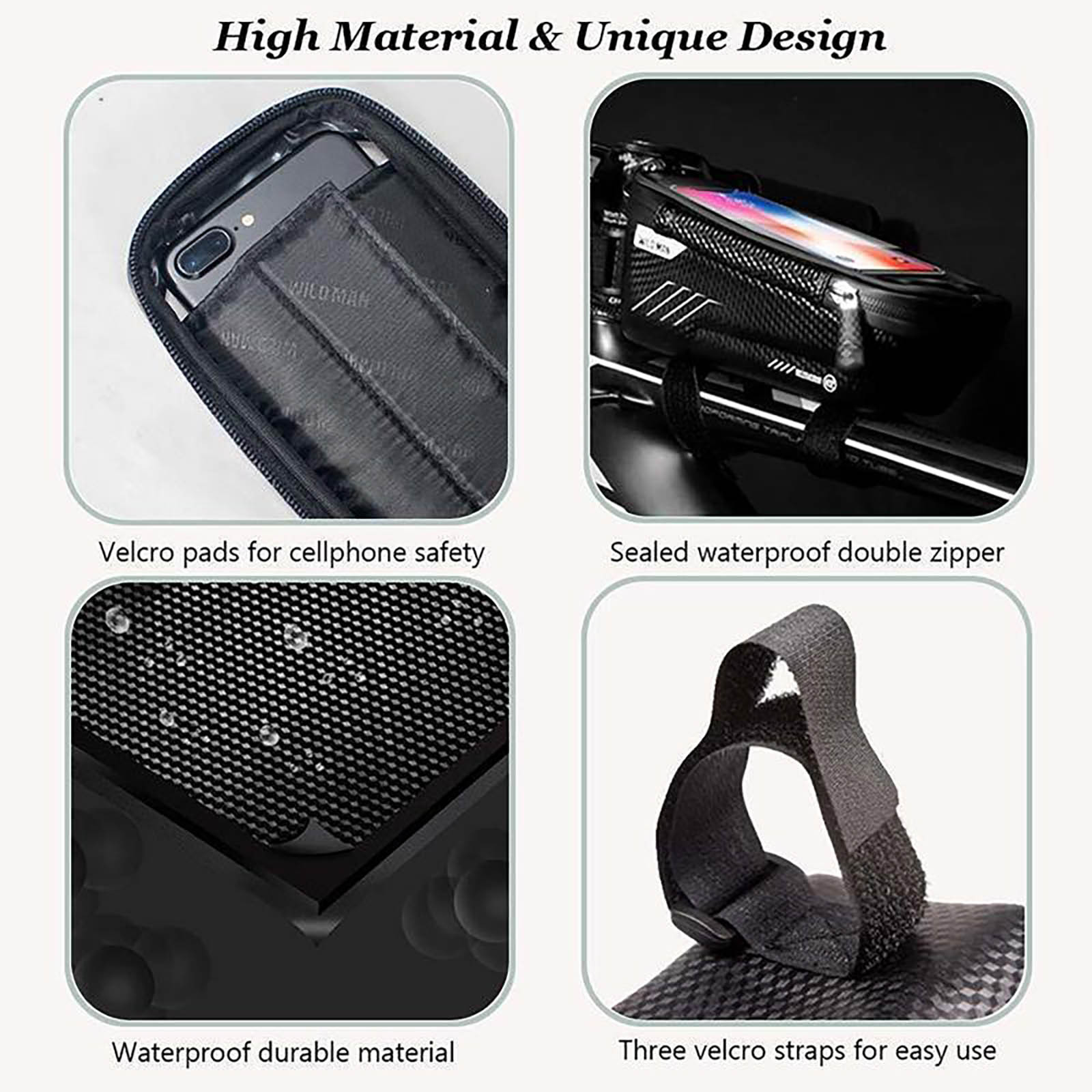 Waterproof Bicycle Phone Bag H - Cycling Gear Duffle review and price