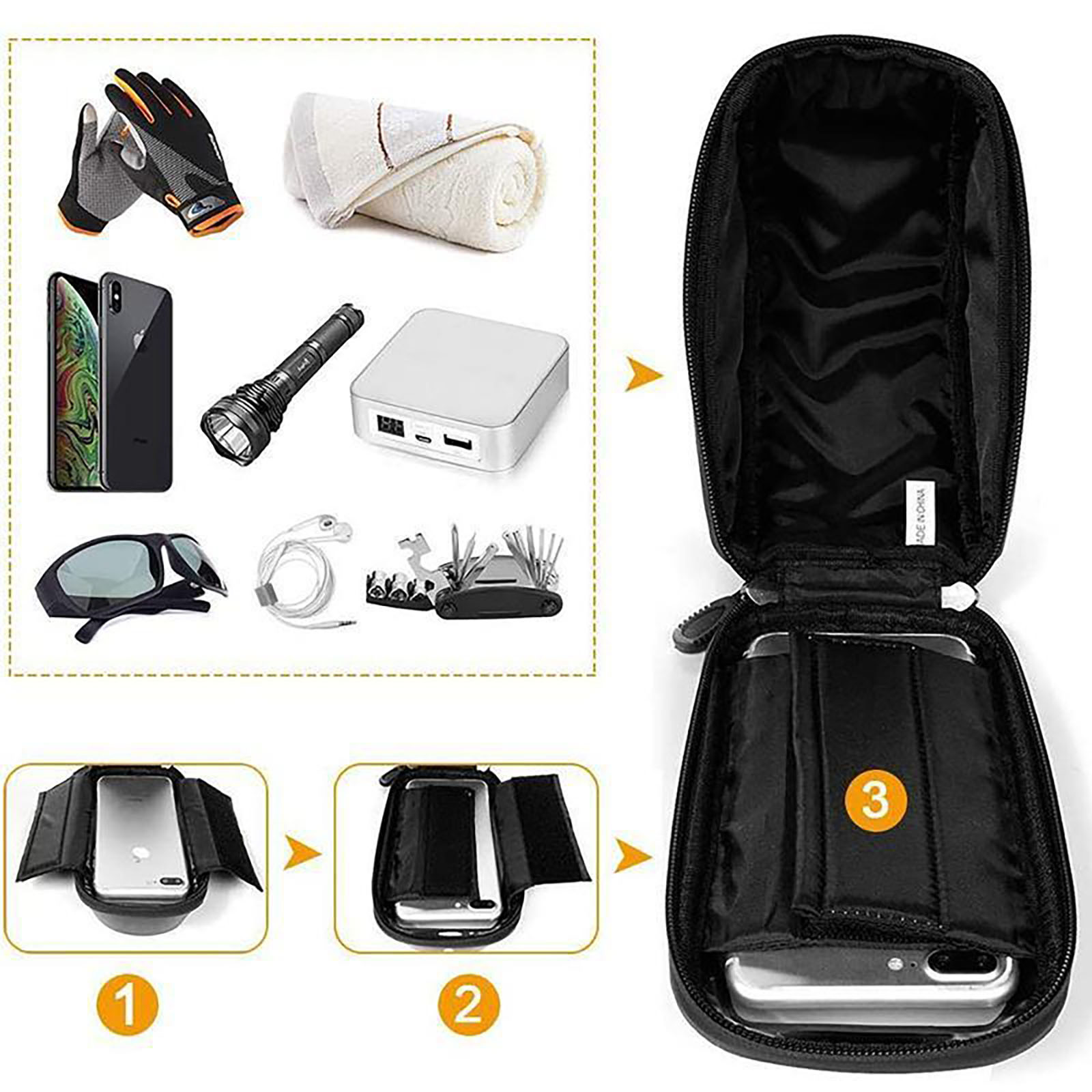 Waterproof Bicycle Phone Bag H - Cycling Gear Duffle review and price