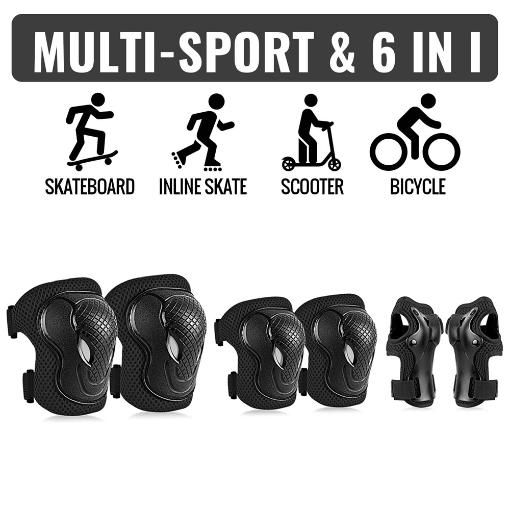 6Pcs Kids Knee Pads & Elbow Pa - Youth Cycling Gear review and price