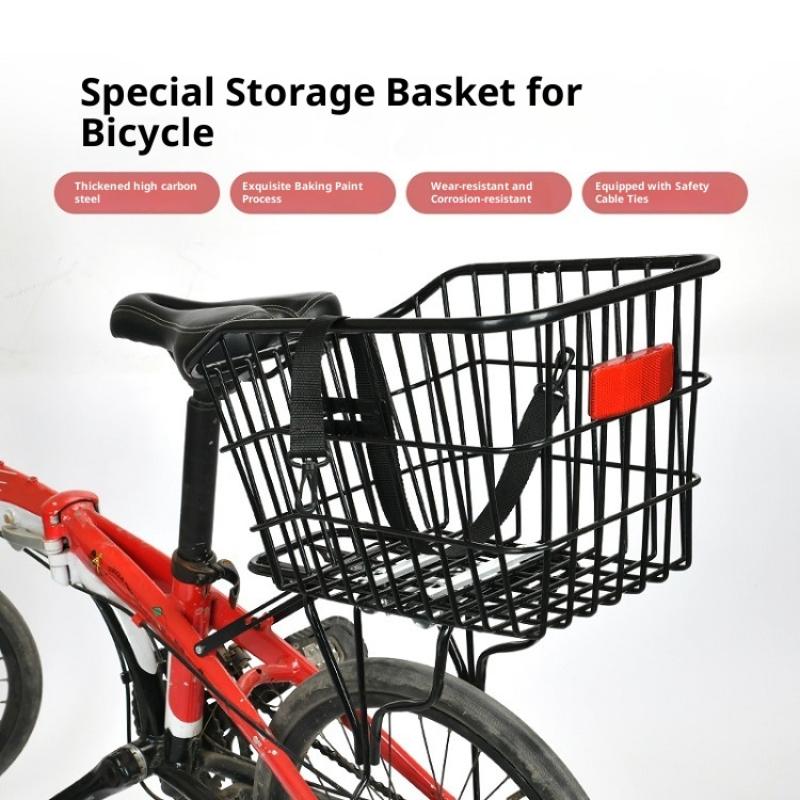 Bike Rear Basket With Rear Lig - Cycling Gear Shelf review and price