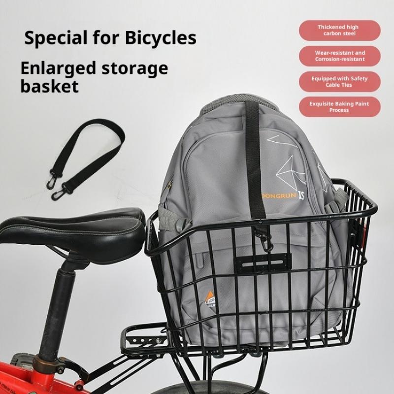 Bike Rear Basket With Rear Lig - Cycling Gear Shelf review and price