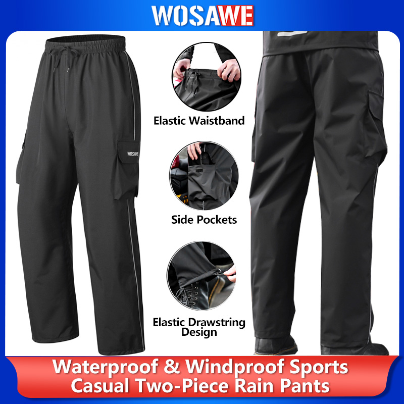 WOSAWE Hiking Rain Pants Outdo - Cycling Shoe Covers review and price