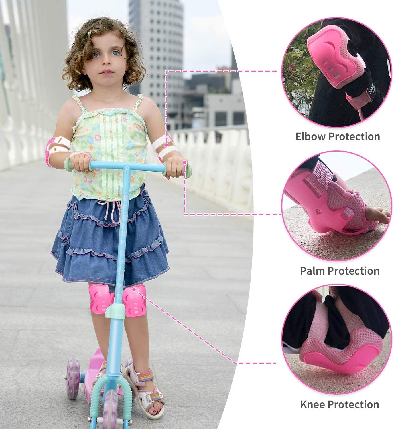 6Pcs Youth/Kids Knee Pads Elbo - Youth Cycling Gear review and price