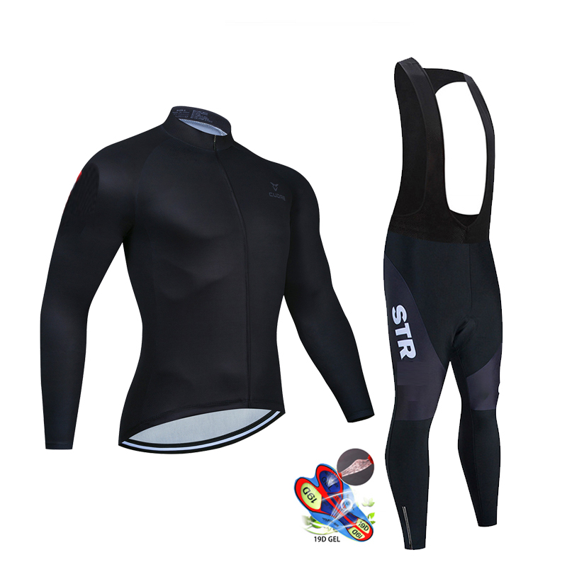 Autumn Black Cycling Jersey Se - Cycling Gear Clothing review and price