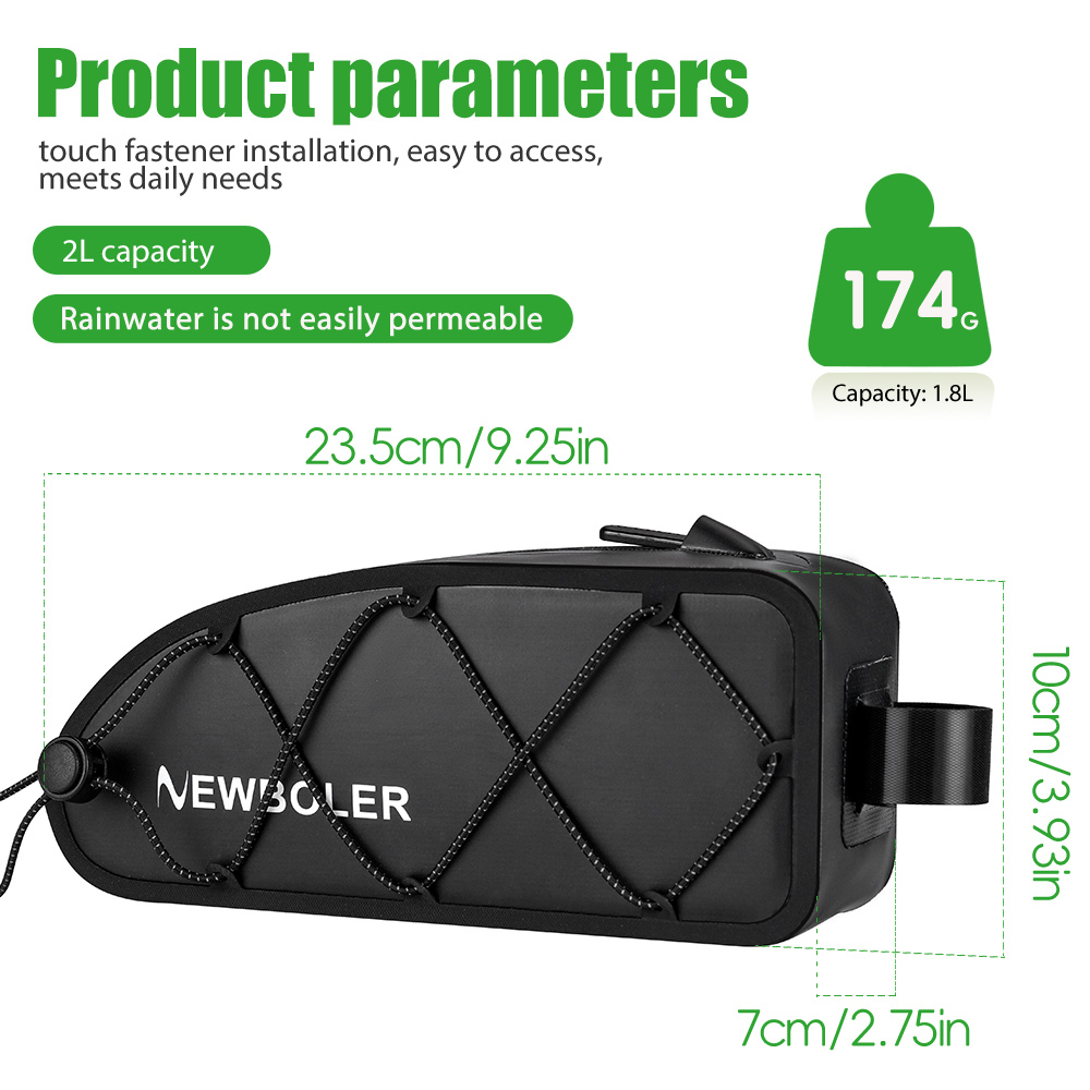 NEWBOLER 1.8L Bike Bag Waterpr - Cycling Gear Duffle review and price