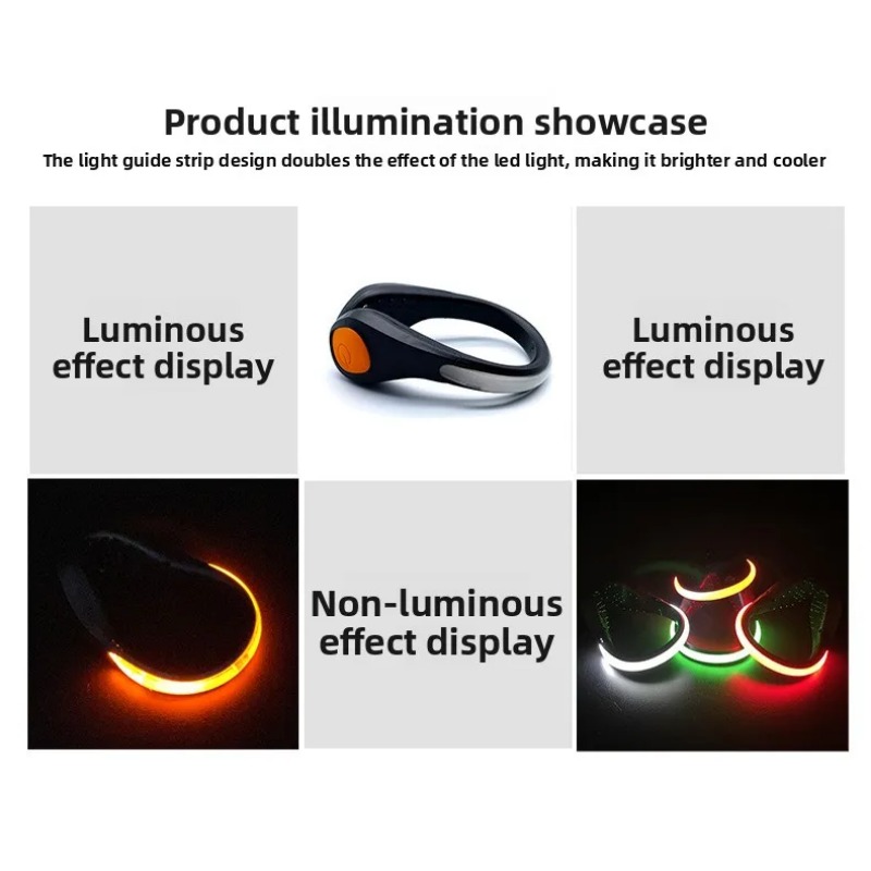 New Luminous Shoe Clip Light L - Cycling Shoe Covers review and price