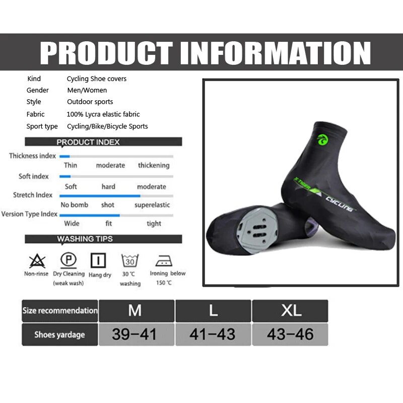 X-TIGER Professional MTB Cycli - Cycling Shoe Covers review and price