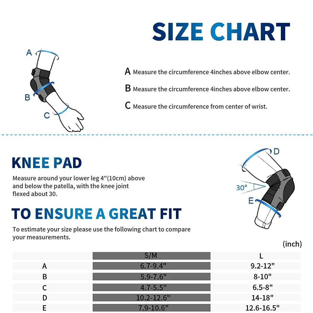 Adult/Kids/Youth Knee Pads Elb - Youth Cycling Gear review and price