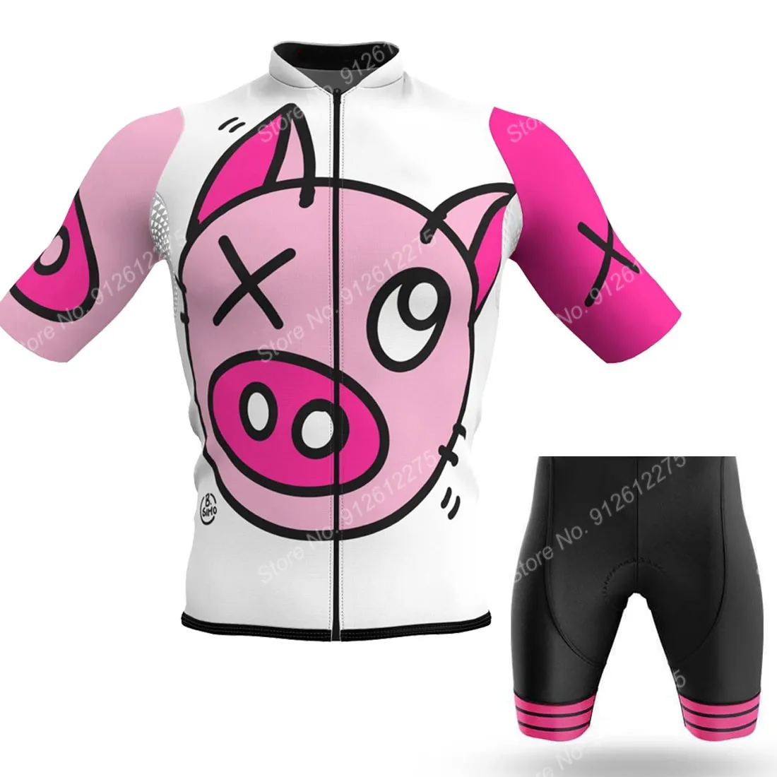 Set Cartoon Comic Pig 2023 Cyc - Cycling Gear Outfit review and price