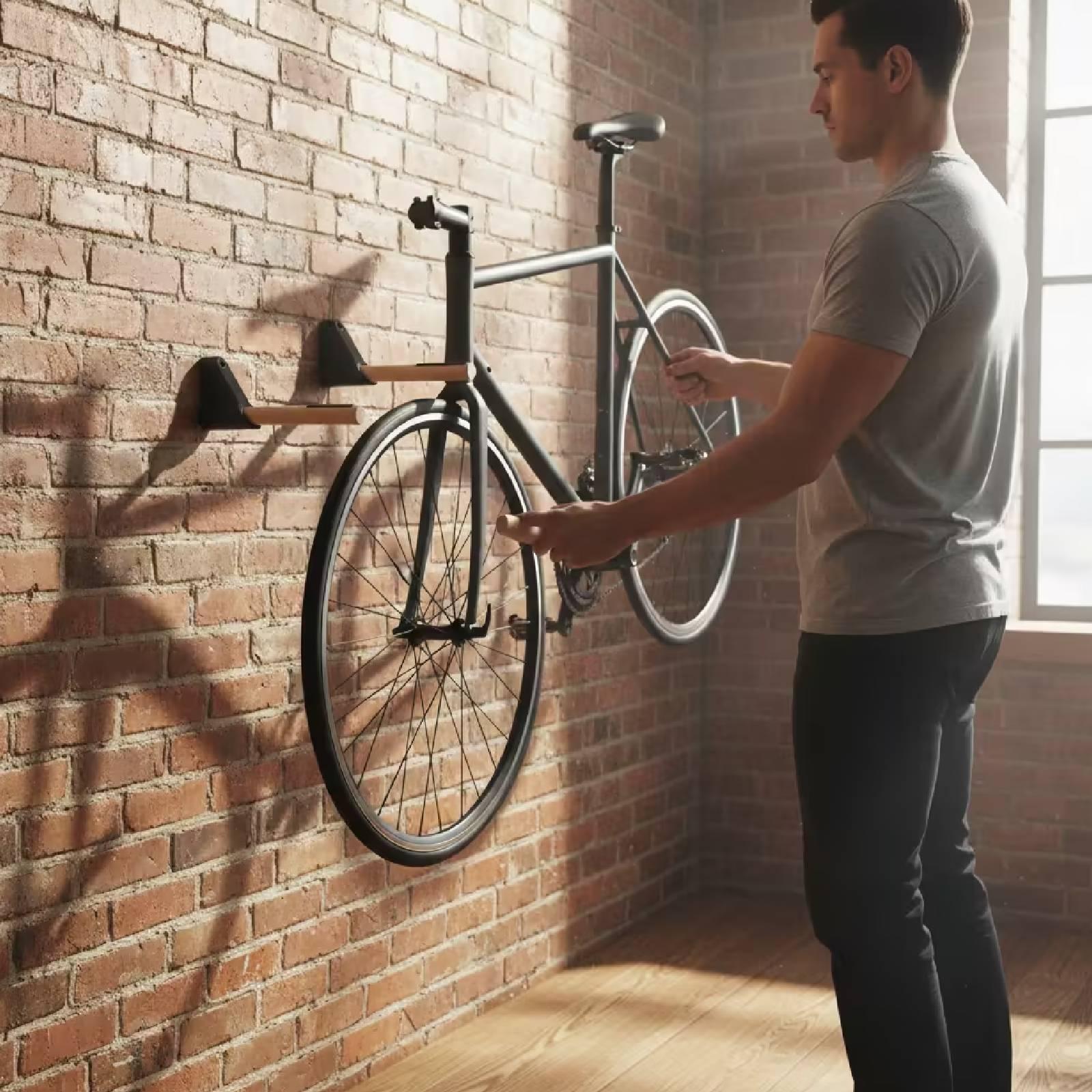 Wall Mounted Bike Storage Rack - Cycling Gear Organizer Wall review and price