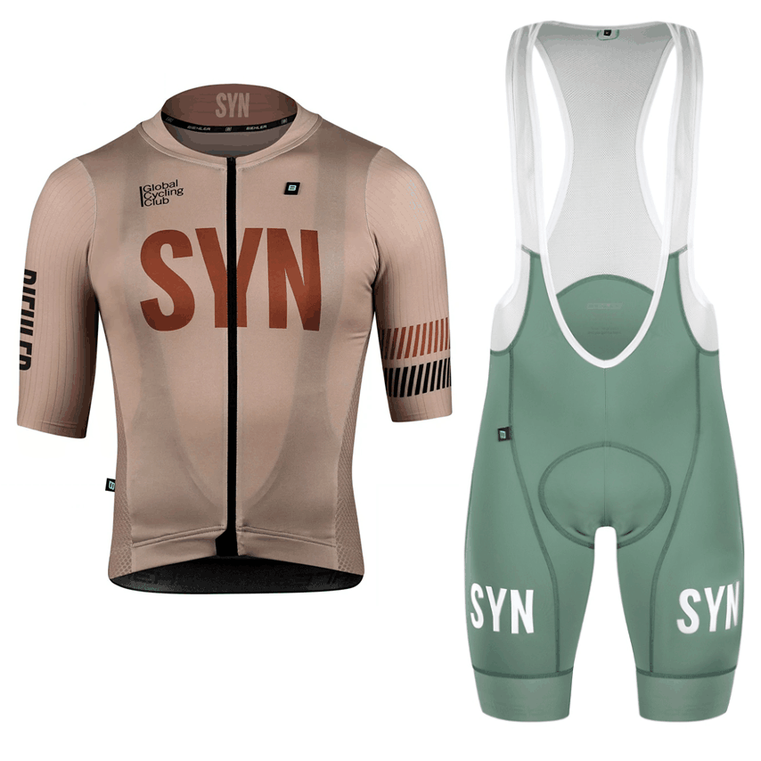 SYN Brown Cycling Clothing men - Cycling Gear Outfit review and price