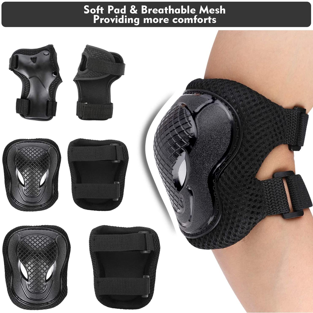 6Pcs Kids Knee Pads Elbow Pads - Cycling Safety Gear For Kids review and price