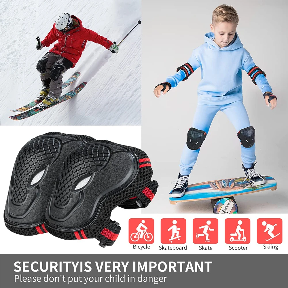 6PCS Youth/Kids Knee Pads Elbo - Youth Cycling Gear review and price
