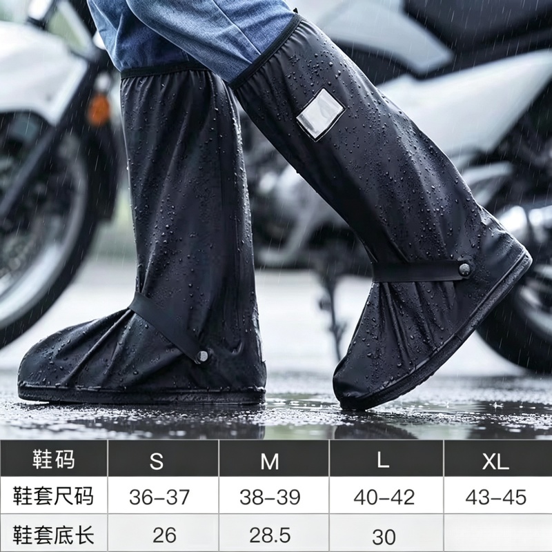 Black High Top Waterproof Rain - Cycling Shoe Covers review and price
