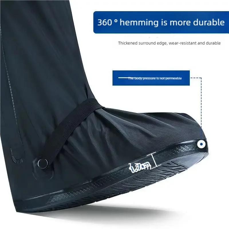 Black High Top Waterproof Rain - Cycling Shoe Covers review and price