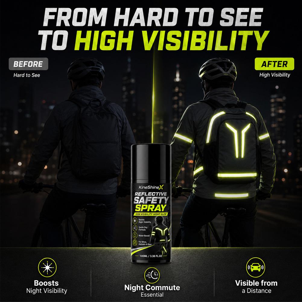 Reflective Safety Spray Night  - Cycling Visibility Gear review and price