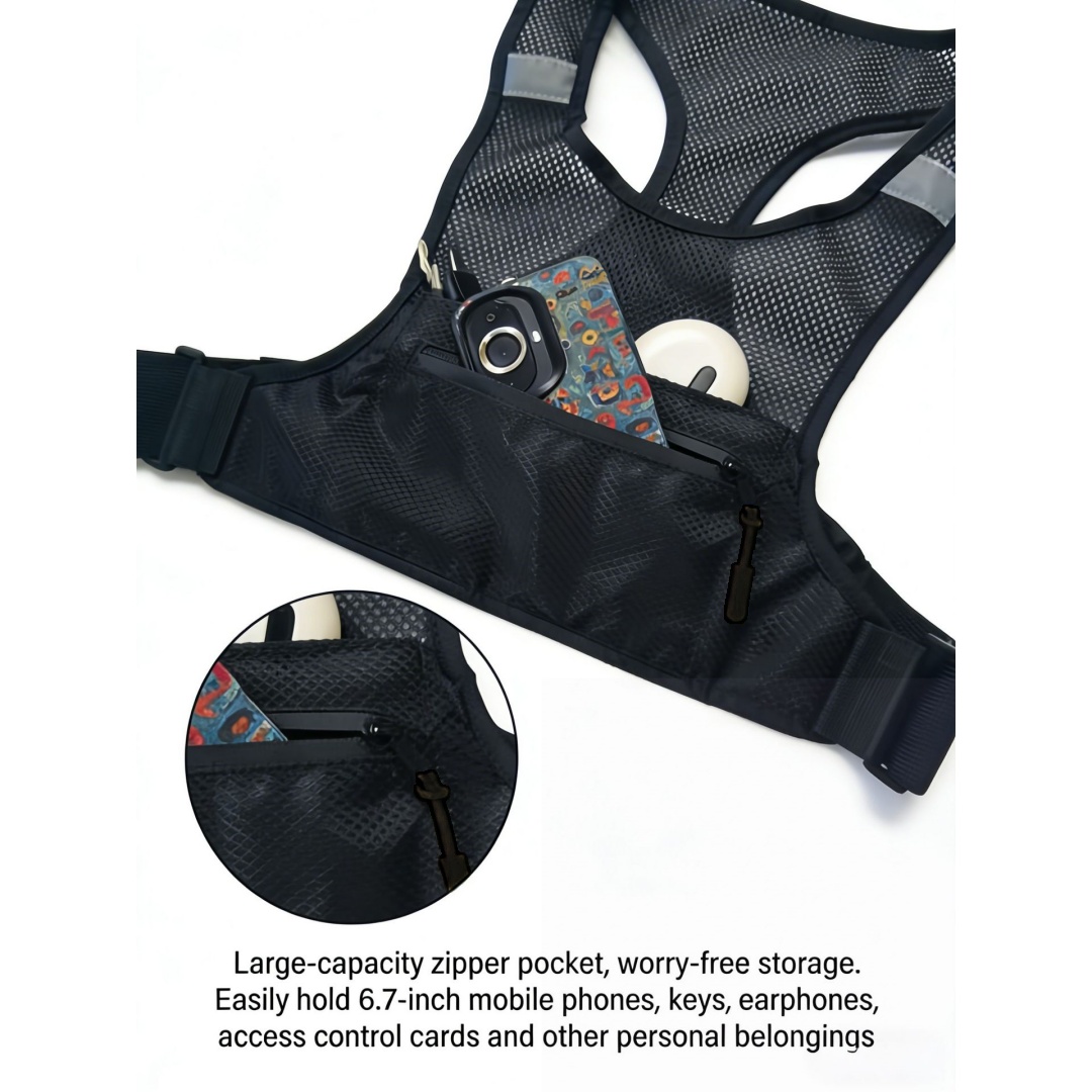 Reflective No-Bounce Running C - Reflective Cycling Vest review and price
