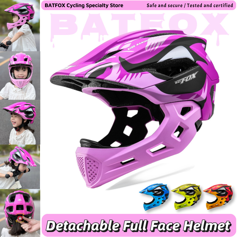 BATFOX Kids Full Face Bike Hel - Youth Cycling Gear review and price