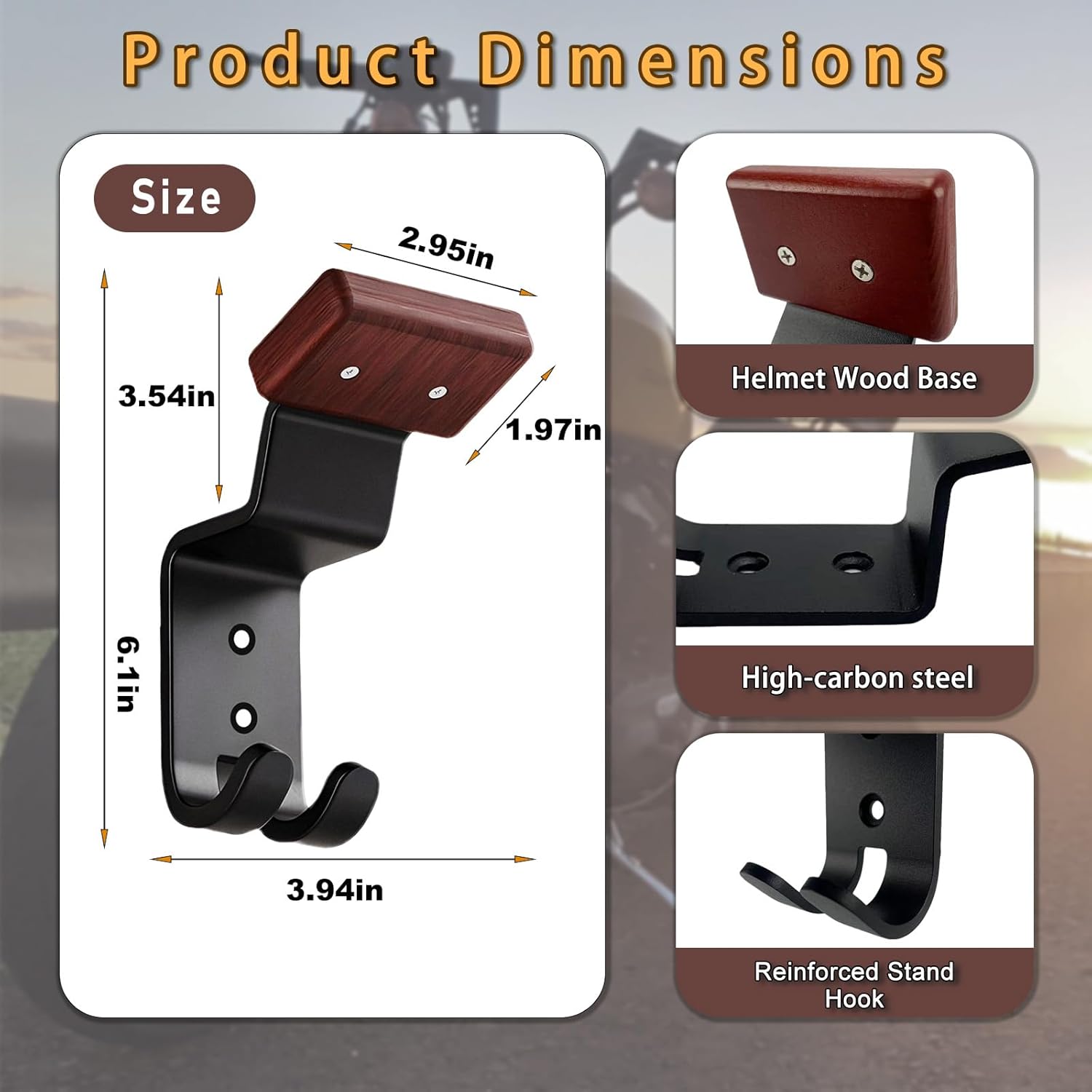 Motorcycle Helmet Holder Wall  - Cycling Gear Wall Organizer review and price
