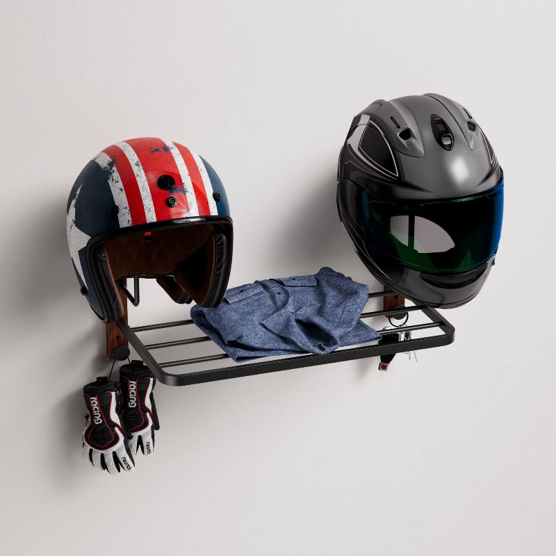 Multifunctional Wall Mount Hel - Cycling Gear Shelf review and price