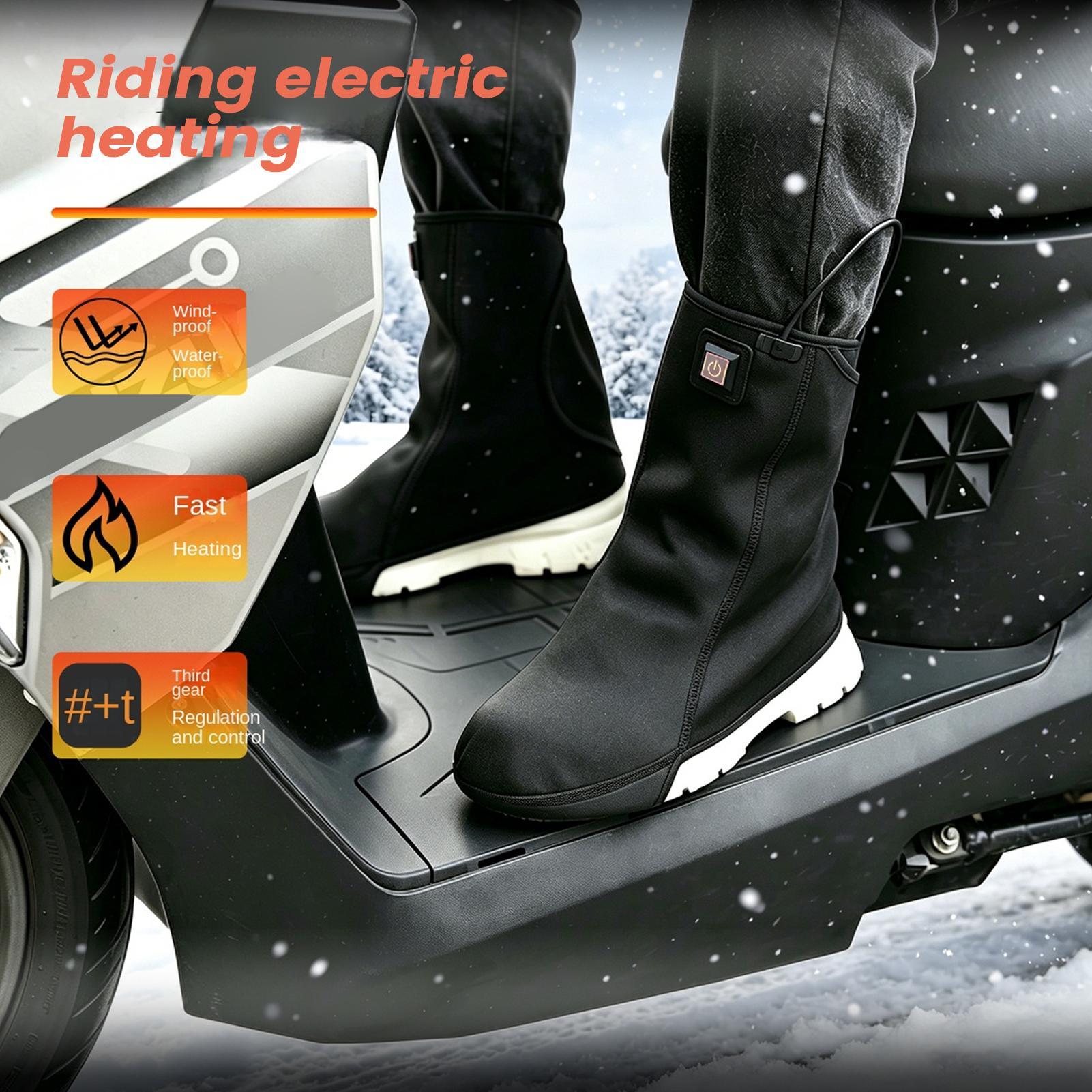 Heated Cycling Shoe Covers 3-L - Cycling Shoe Covers review and price