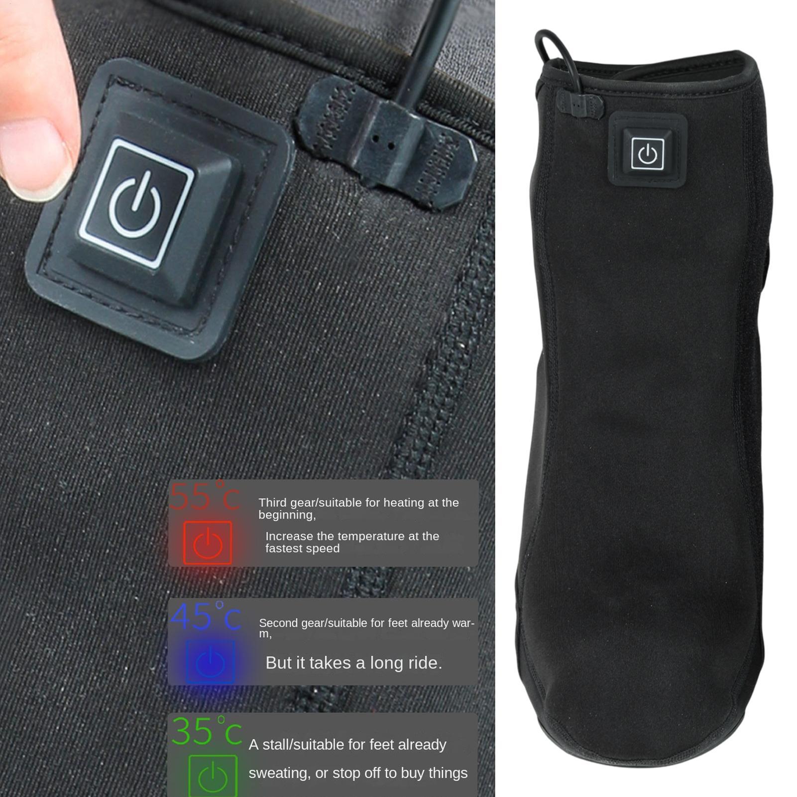 Heated Cycling Shoe Covers 3-L - Cycling Shoe Covers review and price